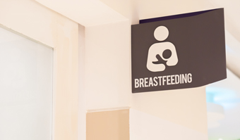 Breastfeeding room sign