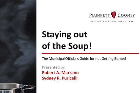 Hot Soup Municipal Liability Webinar Hot Soup Municipal Liability Webinar