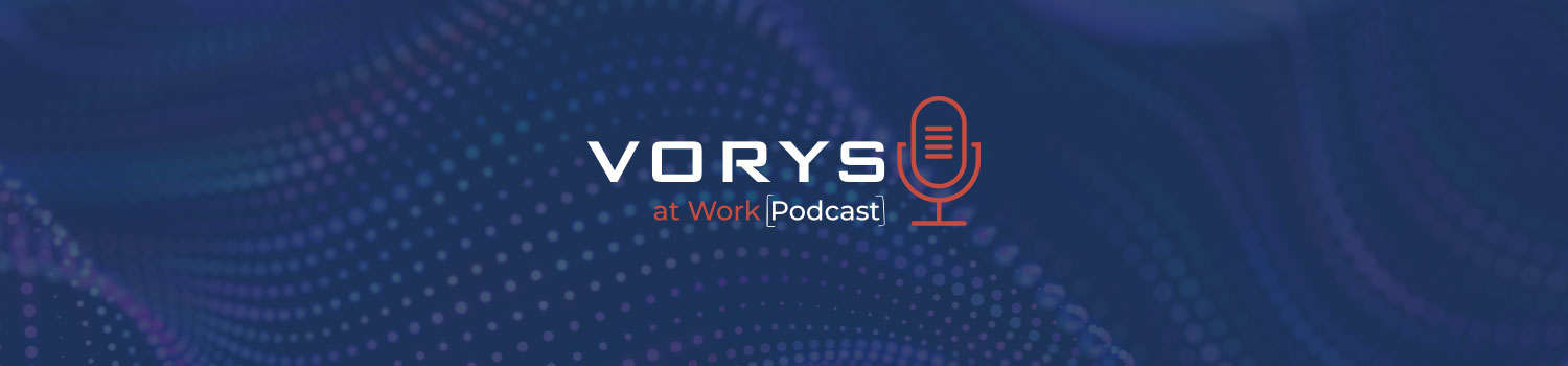 Vorys at Work Podcast logo